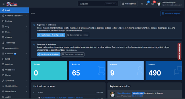 Sistema  Administrador de Contenido (CMS)