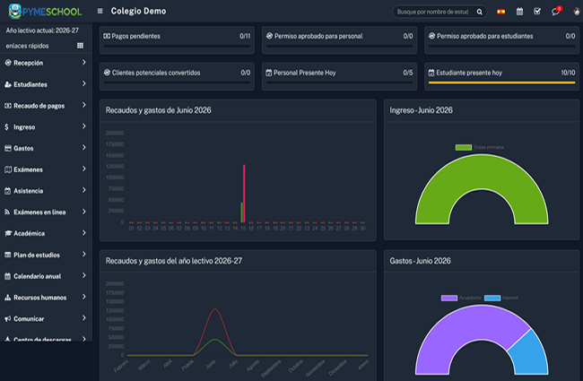 Aplicación Gestión Colegios